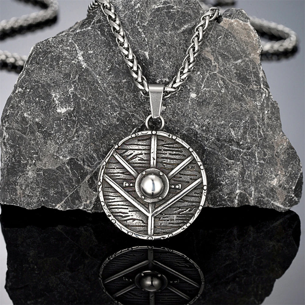 PENDRA Rune Compass Pendant Necklace