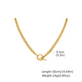 PENDRA Cuban Curb Miami Chain Necklace
