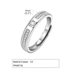 PENDRA Prylora Zircon Stone Ring