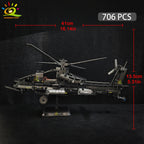 PENDRA Military Helicopter Army Building Set