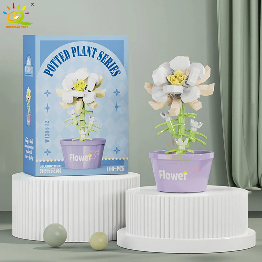 PENDRA Succulent Potted Floral Building Set
