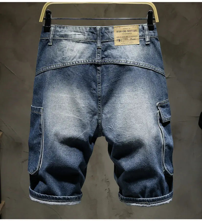 PENDRA Washed Distressed Ripped Pants