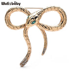 PENDRA Bow knot Snake Brooch