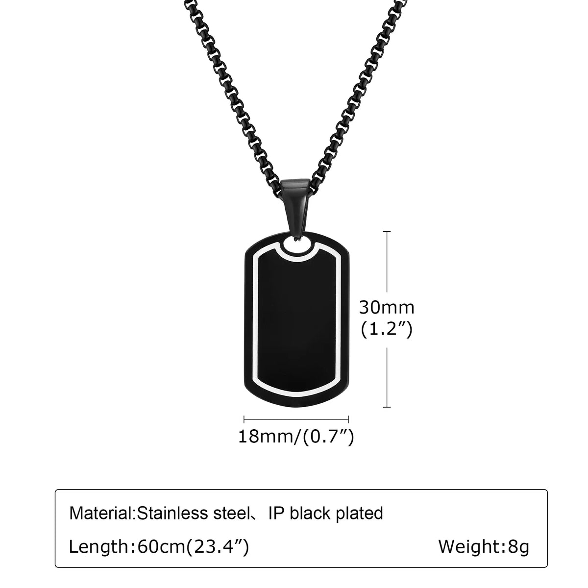 Mprainbow Stainless Steel Dog Tags Necklaces for Men Boys,Waterproof High Quality Pendant Necklaces,Stylish Jewelry Gift for Him