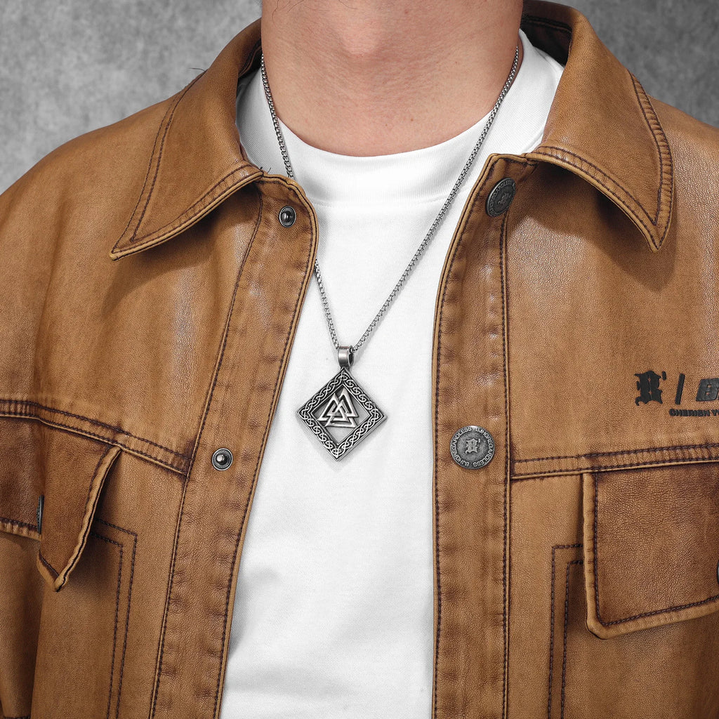 PENDRA Yorizane Viking Rune Necklace