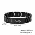 PENDRA Engraved Touching Bracelet