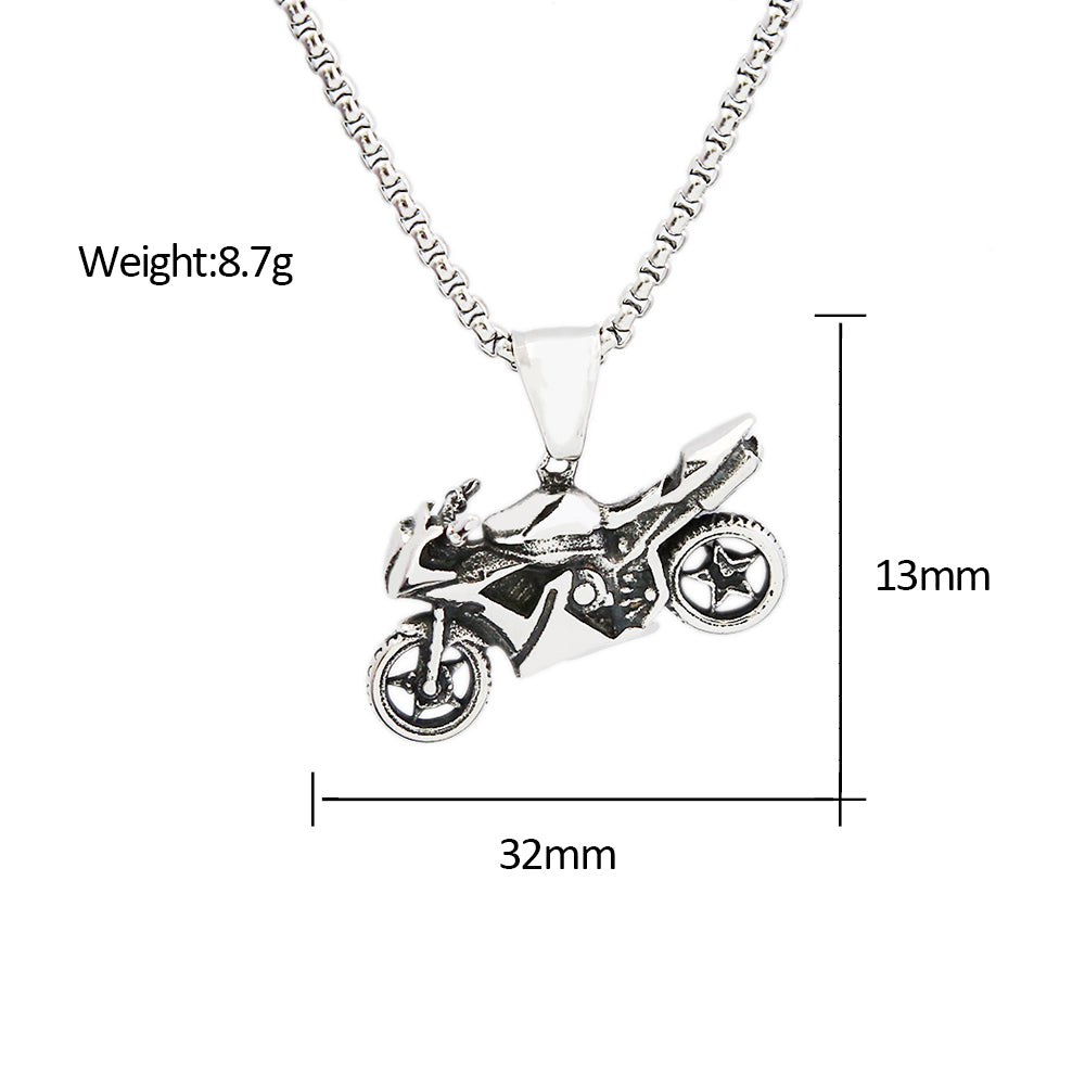 PENDRA Motorguard Vintage Motorcycle Pendant