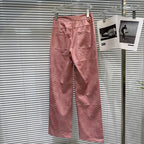 PENDRA Wide Leg Straight PU Pants