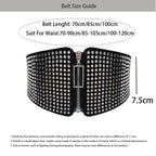 PENDRA Koraessa Leather Black Punk Corset Belt