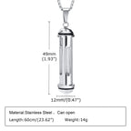 PENDRA Memorial Cylinder Pendant Necklace