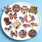 PENDRA America's 250th Independence Day Brooch