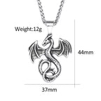 PENDRA Dragonflight Vintage Flying Dragon Pendant