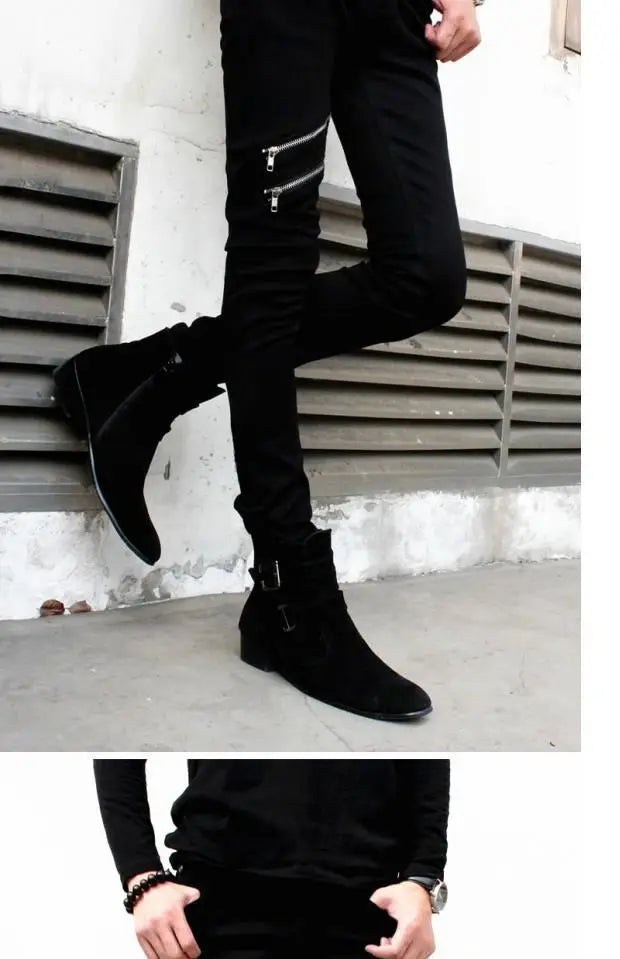 PENDRA Denim Zipper Pants