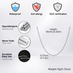 PENDRA Link Thin Chain Necklace