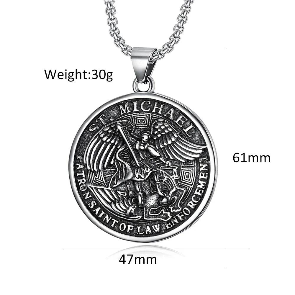 PENDRA Michael Archangel Pendant Necklace