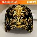 PENDRA Elegant Golden Flourishes Classic Baseball Lightweight Adjustable Duckbill Baseball Cap