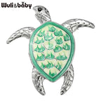 PENDRA Lovely Swimming Turtle Brooch