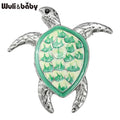 PENDRA Lovely Swimming Turtle Brooch