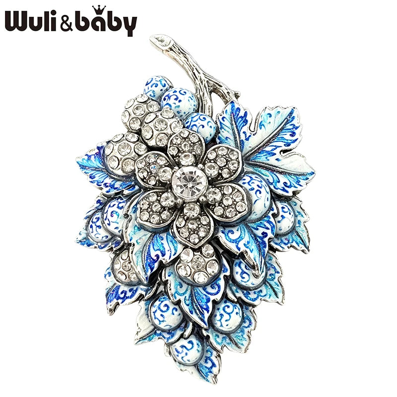 PENDRA Berryelle Vintage Berry Flower Brooch