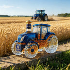 Premium Tractor Design Whiskey Decanter Glass Liquor Bottle Barware Collection Ornaments
