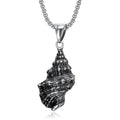 PENDRA Shellforge Stainless Steel Shell Pendant Necklace