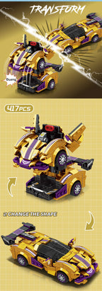 PENDRA Transfrom Racing Robot Building Set