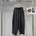 PENDRA Woolen Floor Length Wide Leg Pants