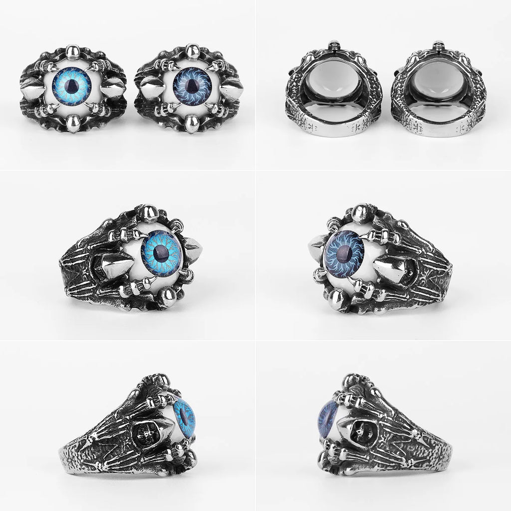 PENDRA Demon Devil's Eye Steel Ring