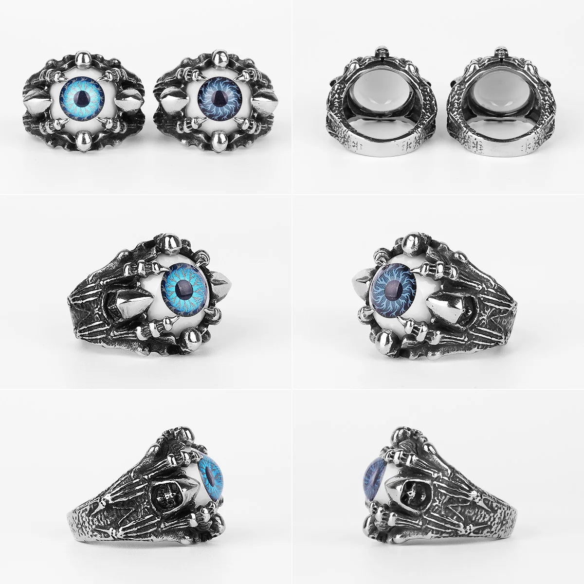 PENDRA Demon Devil's Eye Steel Ring