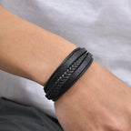 PENDRA Aevmire Braided Leather Bracelet