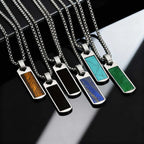 PENDRA Stone Natural Pendant Necklace