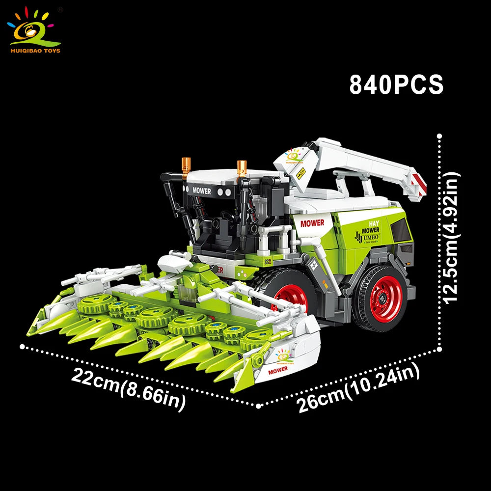 PENDRA Farmer Tractor Cultivator Building Set