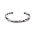 PENDRA Wheatleaf Stainless Steel Open Bracelet
