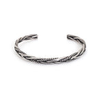 PENDRA Wheatleaf Stainless Steel Open Bracelet