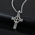 PENDRA Cross Knot Pendant Necklace