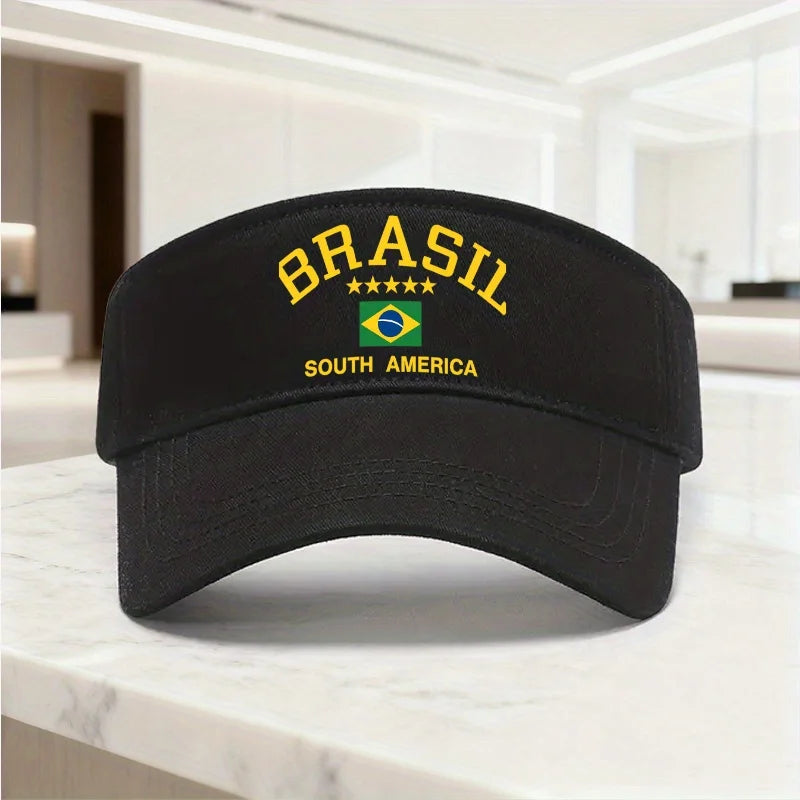PENDRA Flag Brazil Print Top