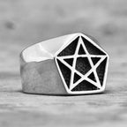 PENDRA Pentagram Punk Charm Ring