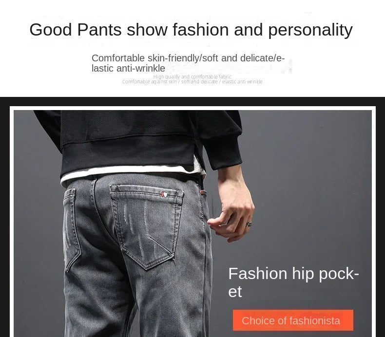 PENDRA Plush Wool Korean Jeans