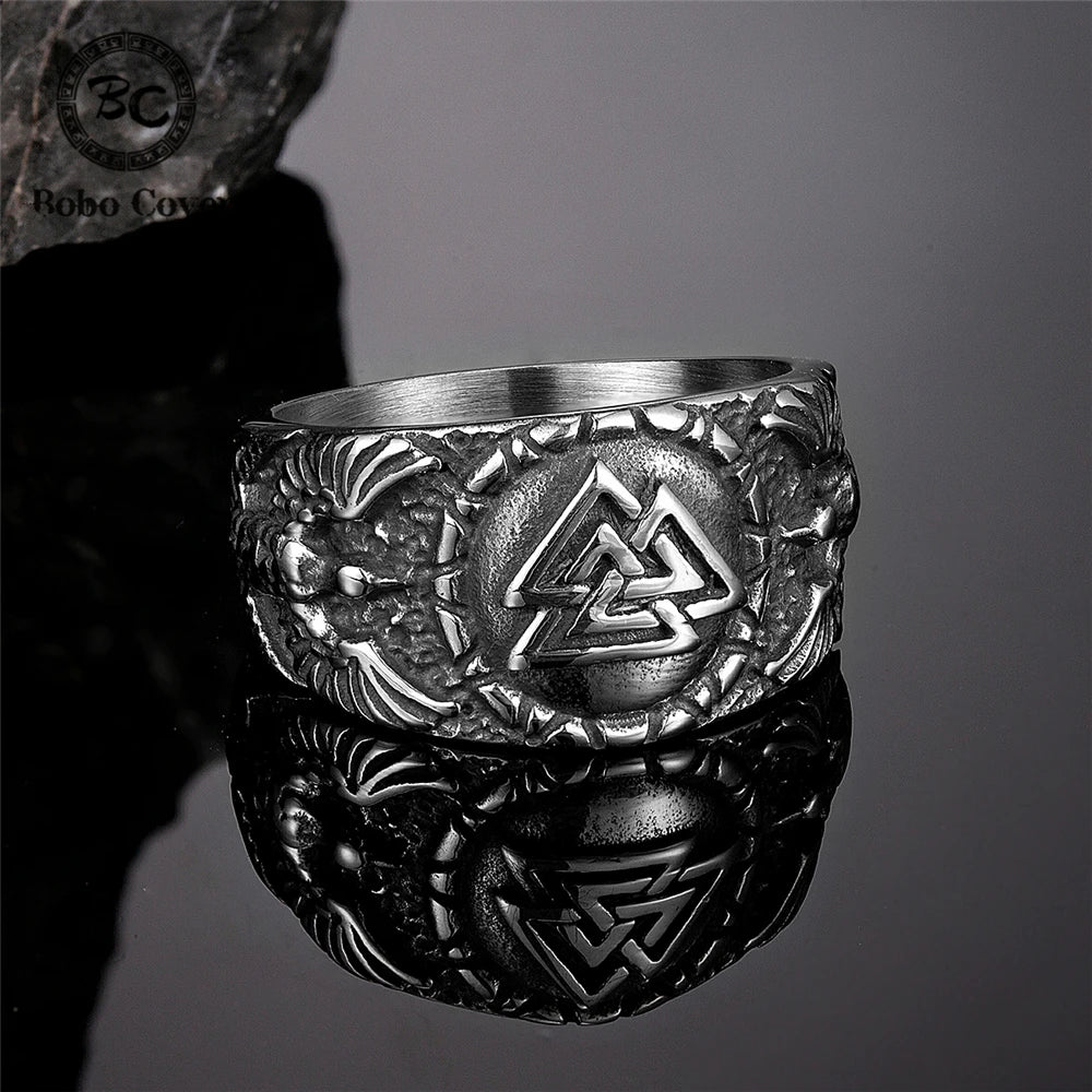 PENDRA Eagle Rune Ring