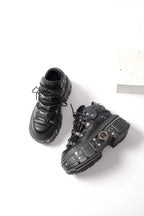 PENDRA Lace Platform Ankle Punk Boots