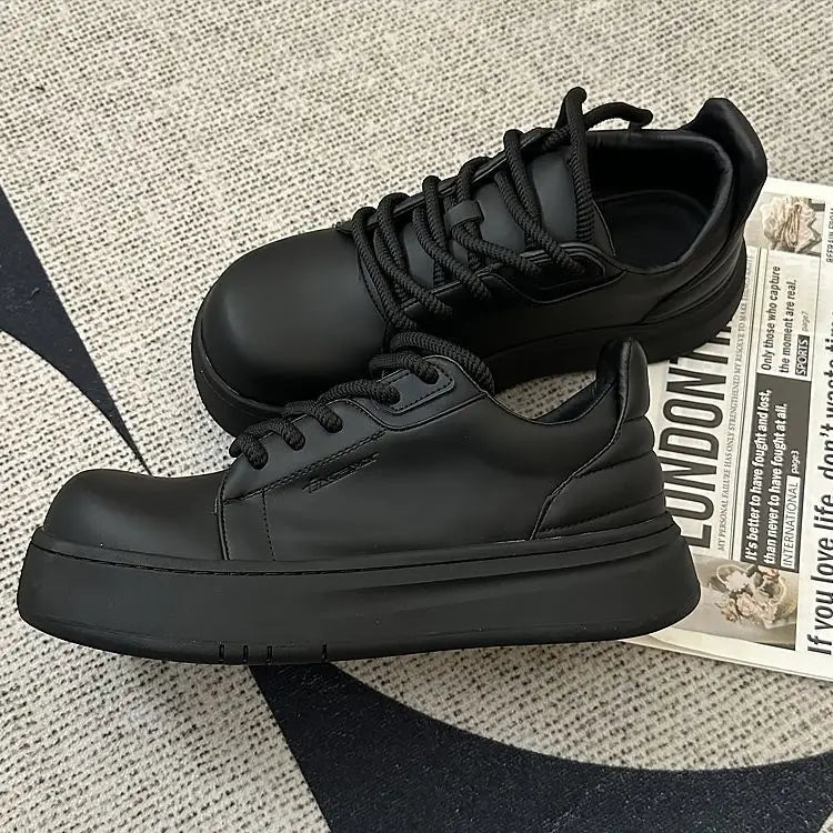 PENDRA Leather Derby Big Shoes