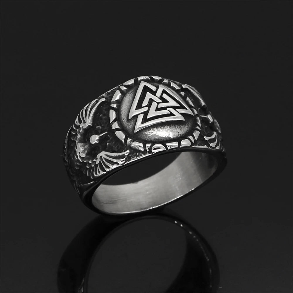 PENDRA Eagle Rune Ring