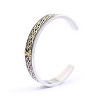 PENDRA Tree of Life Black Rune Stainless Steel Bracelet