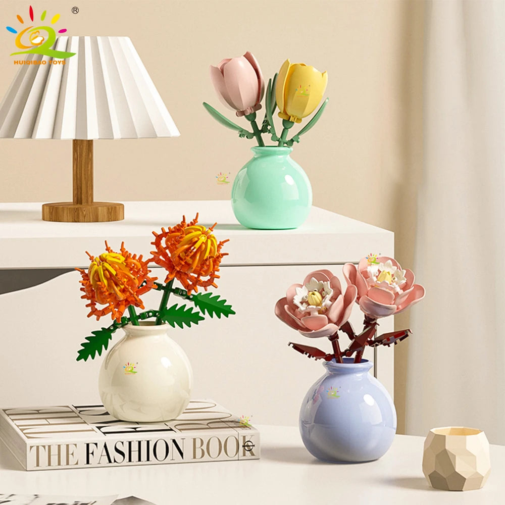 PENDRA Vase Eternal Floral Building Set