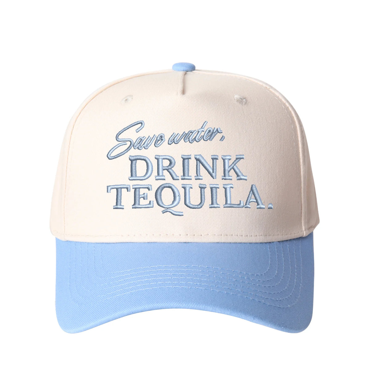 Save Water Drink Tequila Vintage Trucker Hat | Margaret, Apero, Espresso Theme | Adult Premium Trendy Baseball Cap