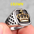 PENDRA Crown Boyfriend Steel Ring