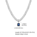 PENDRA Square Cuban Pendant Necklace