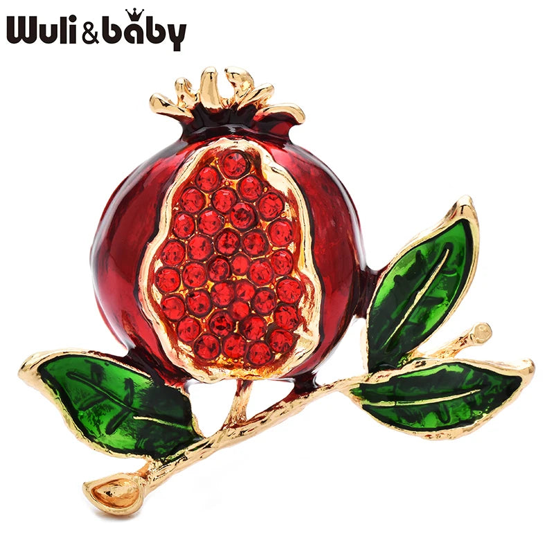 PENDRA Pomella Beautiful Pomegranate Brooch