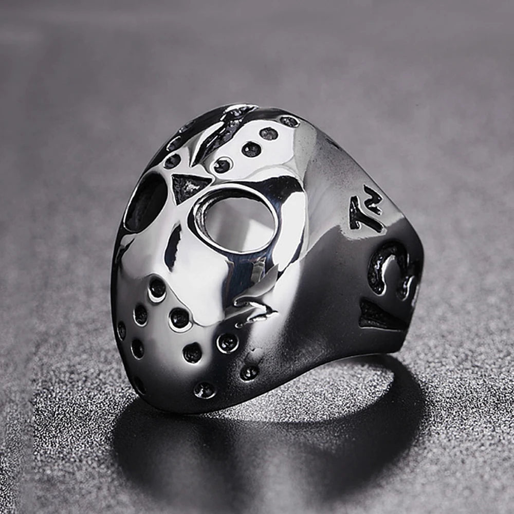 PENDRA Jason Punk Mask Ring