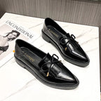 PENDRA Leather Platform British Small Shoes